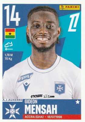 Figurina Gideon Mensah - Foot Ligue 1 2025-2026
 n. 46 - Panini