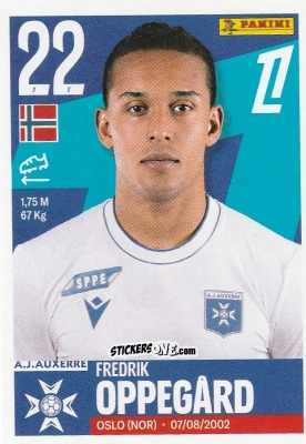 Sticker Fredrik Oppegård - Foot Ligue 1 2025-2026
 n. 47 - Panini