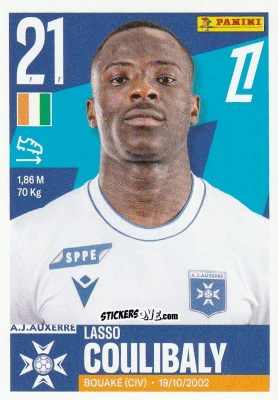 Sticker Lasso Coulibaly - Foot Ligue 1 2025-2026
 n. 53 - Panini