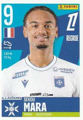 Sticker Sékou Mara - Foot Ligue 1 2025-2026
 n. 60 - Panini