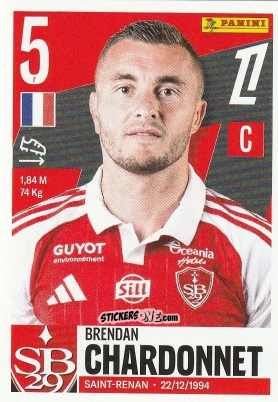 Sticker Brendan Chardonnet - Foot Ligue 1 2025-2026
 n. 73 - Panini
