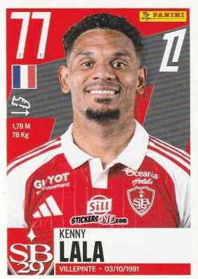 Figurina Kenny Lala - Foot Ligue 1 2025-2026
 n. 76 - Panini
