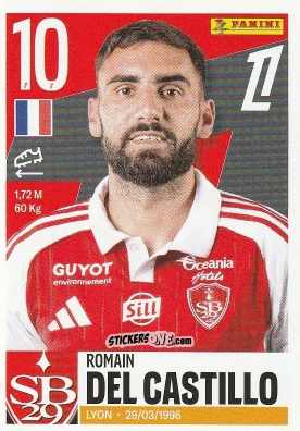 Figurina Romain Del Castillo - Foot Ligue 1 2025-2026
 n. 81 - Panini
