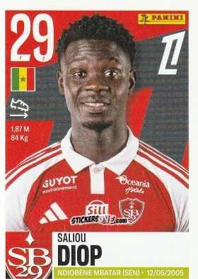 Sticker Saliou Diop - Foot Ligue 1 2025-2026
 n. 89 - Panini