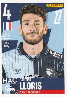 Sticker Gautier Lloris - Foot Ligue 1 2025-2026
 n. 108 - Panini