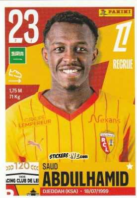 Sticker Saud Abdulhamid - Foot Ligue 1 2025-2026
 n. 134 - Panini