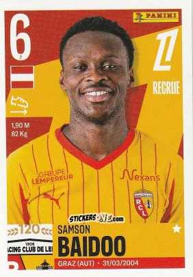 Sticker Samson Baidoo - Foot Ligue 1 2025-2026
 n. 136 - Panini