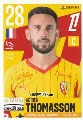 Figurina Adrien Thomasson - Foot Ligue 1 2025-2026
 n. 146 - Panini