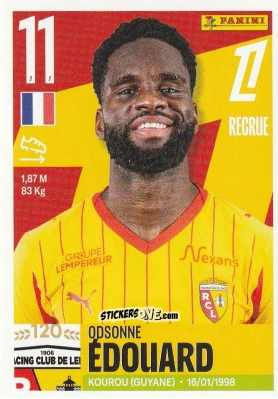 Sticker Odsonne Édouard - Foot Ligue 1 2025-2026
 n. 147 - Panini