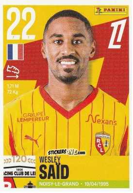 Cromo Wesley Saïd - Foot Ligue 1 2025-2026
 n. 150 - Panini