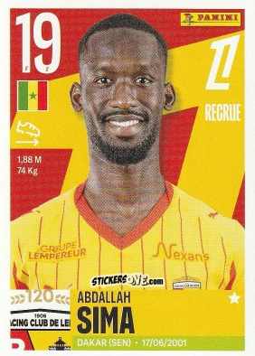 Cromo Abdallah Sima - Foot Ligue 1 2025-2026
 n. 151 - Panini