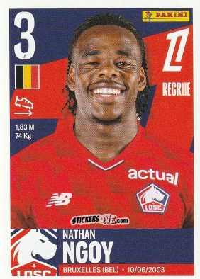 Sticker Nathan Ngoy - Foot Ligue 1 2025-2026
 n. 166 - Panini