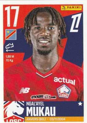 Sticker Ngal'ayel Mukau - Foot Ligue 1 2025-2026
 n. 175 - Panini