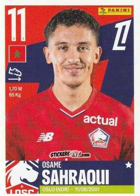 Figurina Osame Sahraoui - Foot Ligue 1 2025-2026
 n. 181 - Panini