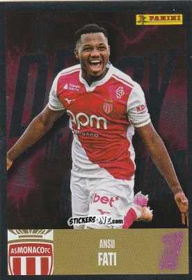 Cromo Ansu Fati - Foot Ligue 1 2025-2026
 n. 184 - Panini