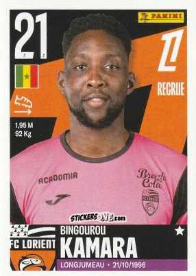 Sticker Bingourou Kamara - Foot Ligue 1 2025-2026
 n. 194 - Panini