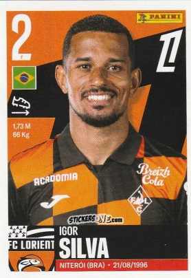 Sticker Igor Silva - Foot Ligue 1 2025-2026
 n. 200 - Panini