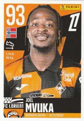 Sticker Joel Mvuka - Foot Ligue 1 2025-2026
 n. 209 - Panini