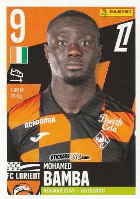 Sticker Mohamed Bamba - Foot Ligue 1 2025-2026
 n. 210 - Panini