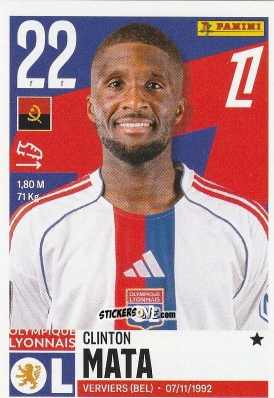 Figurina Clinton Mata - Foot Ligue 1 2025-2026
 n. 227 - Panini