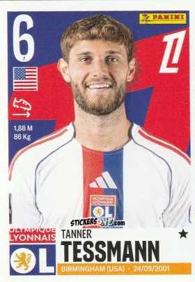 Sticker Tanner Tessmann - Foot Ligue 1 2025-2026
 n. 235 - Panini