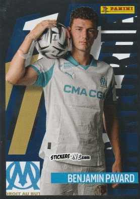 Figurina Benjamin Pavard (Top Recrue) - Foot Ligue 1 2025-2026
 n. 244 - Panini