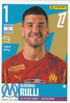 Figurina Gerónimo Rulli - Foot Ligue 1 2025-2026
 n. 251 - Panini