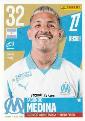 Figurina Facundo Medina - Foot Ligue 1 2025-2026
 n. 256 - Panini