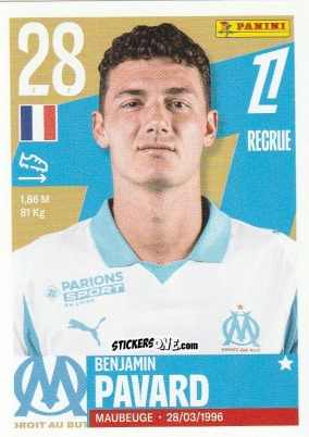 Figurina Benjamin Pavard - Foot Ligue 1 2025-2026
 n. 258 - Panini