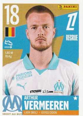 Cromo Arthur Vermeeren - Foot Ligue 1 2025-2026
 n. 265 - Panini