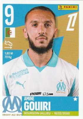 Figurina Amine Gouiri - Foot Ligue 1 2025-2026
 n. 267 - Panini
