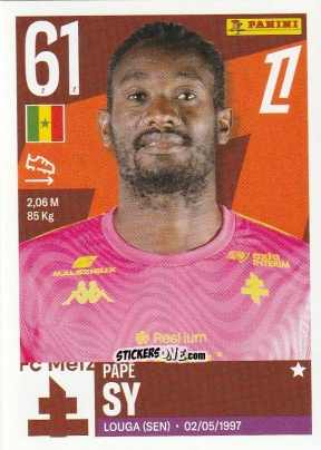 Cromo Pape Mamadou Sy - Foot Ligue 1 2025-2026
 n. 285 - Panini