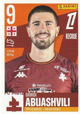 Sticker Giorgi Abuashvili - Foot Ligue 1 2025-2026
 n. 297 - Panini