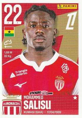 Sticker Mohammed Salisu - Foot Ligue 1 2025-2026
 n. 319 - Panini
