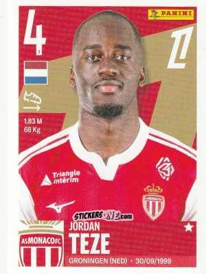 Cromo Jordan Teze - Foot Ligue 1 2025-2026
 n. 320 - Panini