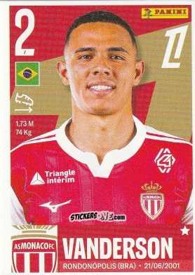 Figurina Vanderson - Foot Ligue 1 2025-2026
 n. 321 - Panini