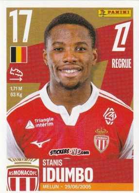 Figurina Stanis Idumbo - Foot Ligue 1 2025-2026
 n. 325 - Panini