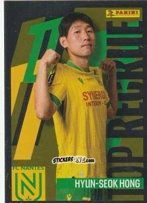 Figurina Hyun-seok Hong (Top Recrue) - Foot Ligue 1 2025-2026
 n. 334 - Panini