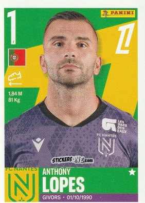 Figurina Anthony Lopes - Foot Ligue 1 2025-2026
 n. 341 - Panini