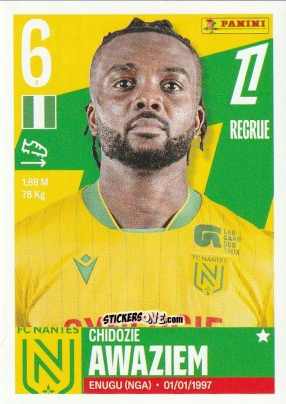 Figurina Chidozie Awaziem - Foot Ligue 1 2025-2026
 n. 343 - Panini