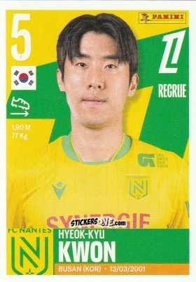 Figurina Hyeok-kyu Kwon - Foot Ligue 1 2025-2026
 n. 351 - Panini