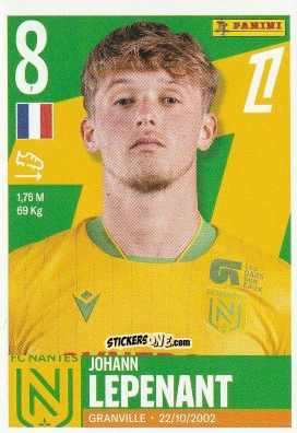 Sticker Johann Lepenant - Foot Ligue 1 2025-2026
 n. 352 - Panini