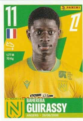 Cromo Herba Guirassy - Foot Ligue 1 2025-2026
 n. 359 - Panini