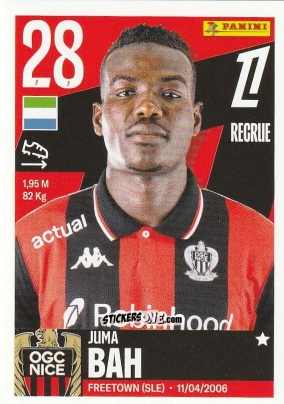 Sticker Juma Bah - Foot Ligue 1 2025-2026
 n. 376 - Panini