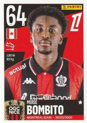 Cromo Moïse Bombito - Foot Ligue 1 2025-2026
 n. 378 - Panini
