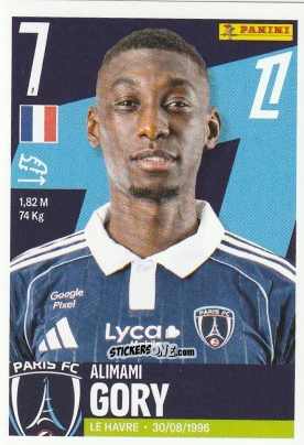 Cromo Alimami Gory - Foot Ligue 1 2025-2026
 n. 418 - Panini