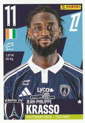 Cromo Jean-Philippe Krasso - Foot Ligue 1 2025-2026
 n. 421 - Panini
