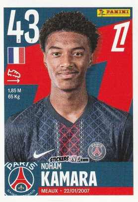 Sticker Noham Kamara - Foot Ligue 1 2025-2026
 n. 435 - Panini