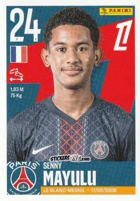 Sticker Senny Mayulu - Foot Ligue 1 2025-2026
 n. 441 - Panini