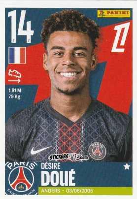 Figurina Désiré Doué - Foot Ligue 1 2025-2026
 n. 448 - Panini